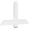 Ekena Millwork Eugene Architectural Grade PVC Gable Bracket, 36"W x 21"H x 2"D x 4"F, 14/12 Pitch GBP036X21X0204EUG00 - alternate 1